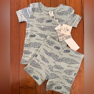 NWT 12-18M Kate Quinn Gone Fishing Pajama Set